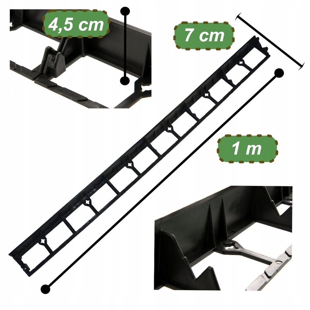 Aia servakrae naastudega 5000 cm x 4,5 cm hind ja info | Aiad ja tarvikud | kaup24.ee