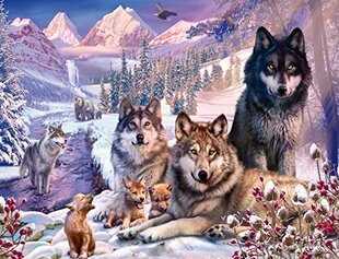 Pusle Ravensburger Wolves in the Snow, 2000 tk. цена и информация | Пазлы | kaup24.ee