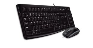 Logitech MK120 цена и информация | Клавиатура с игровой мышью 3GO COMBODRILEW2 USB ES | kaup24.ee