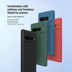 Nillkin Super Frosted Pro Back Cover, Google Pixel 7 Pro, roheline цена и информация | Чехлы для телефонов | kaup24.ee