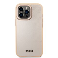 Чехол TUMI Aluminium Carbon Pattern Case для iPhone 14 Pro Max, светло-розовый цена и информация | Чехлы для телефонов | kaup24.ee