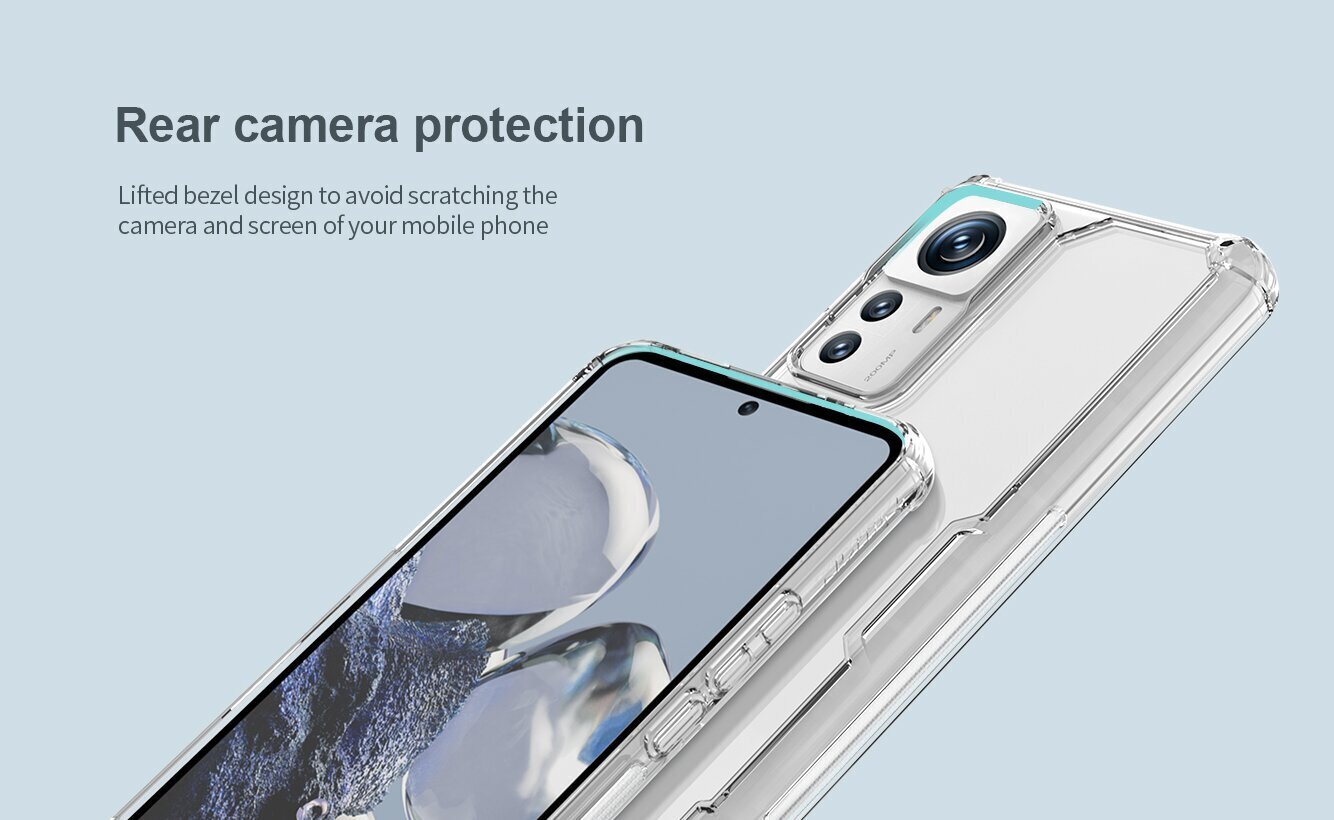 Nillkin Nature TPU Pro Cover, Xiaomi 12T Pro, läbipaistev hind ja info | Telefoni kaaned, ümbrised | kaup24.ee