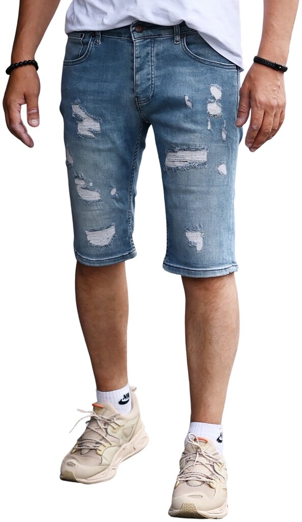 Lühikesed püksid meestele Integral Sinine S-1031/BLUE-2 hind ja info | Meeste lühikesed püksid | kaup24.ee