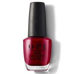 Küünelakk OPI Nail Lacquer Miami Beet, 15 ml цена и информация | Лаки для ногтей, укрепители для ногтей | kaup24.ee