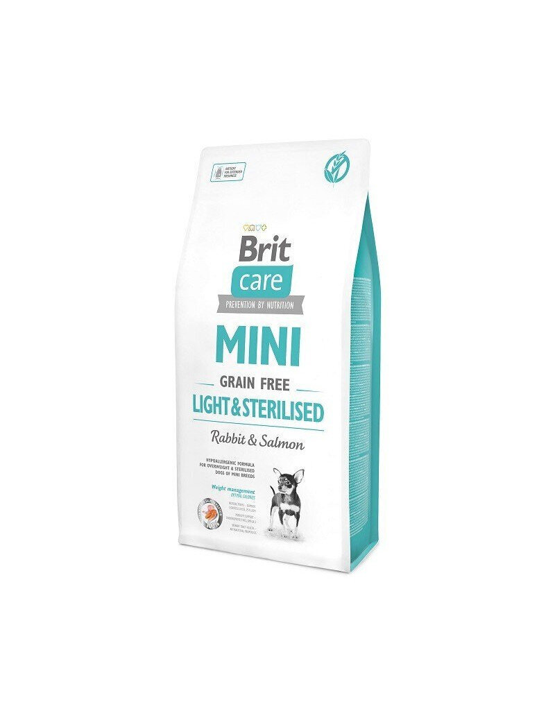 Brit Care Grain Free Mini light küüliku ja lõhega, 14 kg (2 x 7 kg) hind ja info | Kuivtoit koertele | kaup24.ee