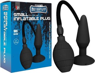 Анальная пробка Silicone Inflatable Plug Xl, черная цена и информация | Анальные игрушки | kaup24.ee