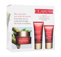 Komplekt naistele Clarins: Taastav päevakreem, 50 ml + Taastav öökreem, 15 ml + Taastav kätekreem, 30 ml hind ja info | Näokreemid | kaup24.ee