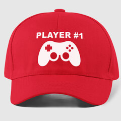 Müts Player #1, punane hind ja info | Originaalsed mütsid | kaup24.ee