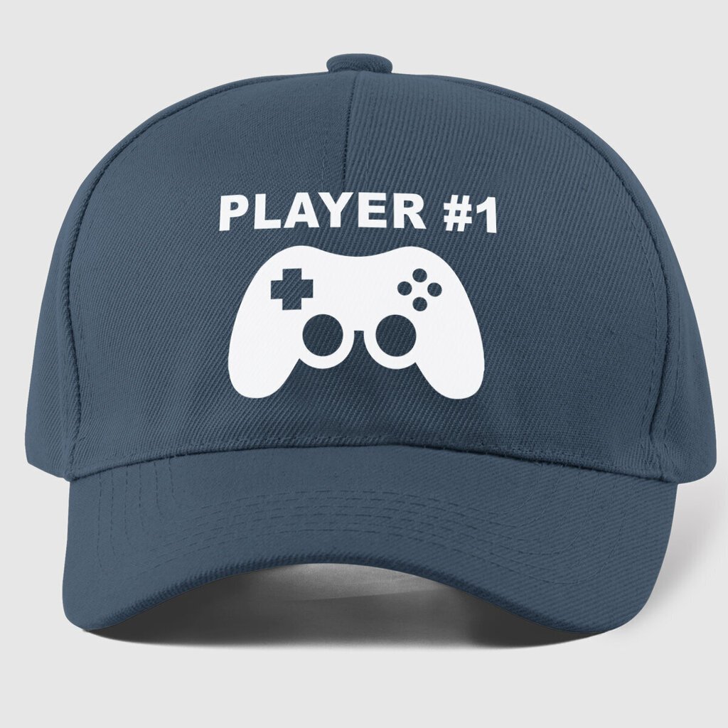 Müts Player #1, tumesinine цена и информация | Originaalsed mütsid | kaup24.ee