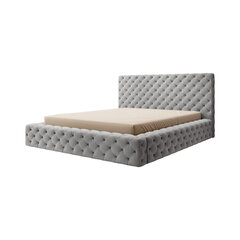 Кровать  Princce, 140х200 см, серый цвет цена и информация | Кровати | kaup24.ee