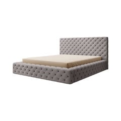 Кровать  Princce, 160x200 см, серый цвет цена и информация | Кровати | kaup24.ee