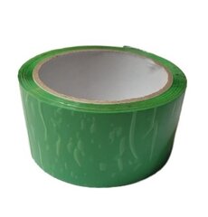 Цветная клейкая лента 50 мм x 66 м, зеленый цвет, 1 шт цена и информация | Смягчает воду и защищает Вашу посудомоечную машину от извести. | kaup24.ee