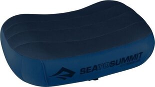 Подушка туристическая Sea To Summit Aeros Pillow Premium L, синяя цена и информация | Другой туристический инвентарь | kaup24.ee