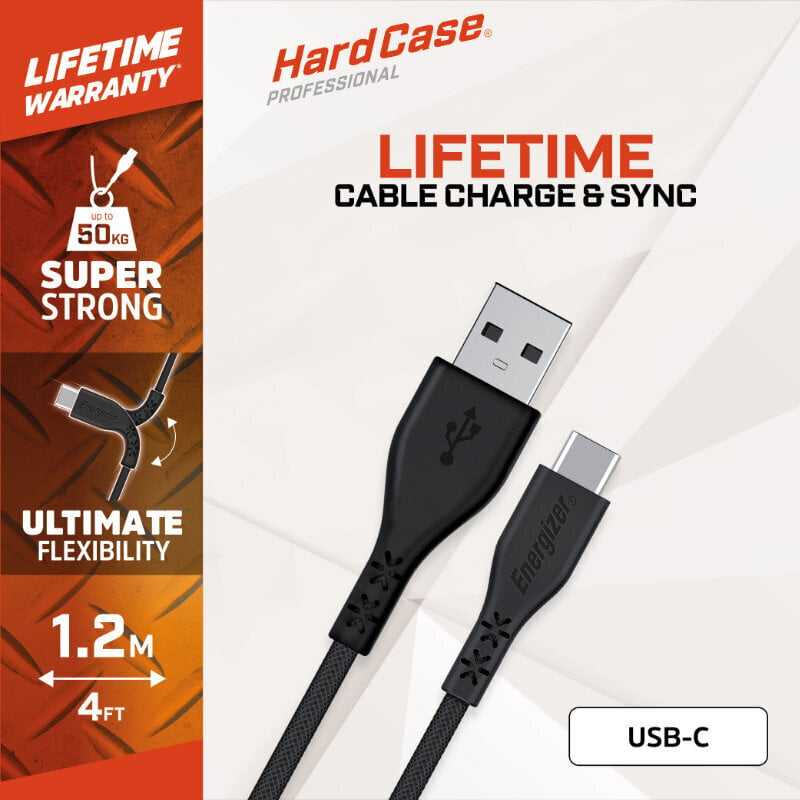Energizer HardCase C410CGBK цена и информация | Mobiiltelefonide kaablid | kaup24.ee