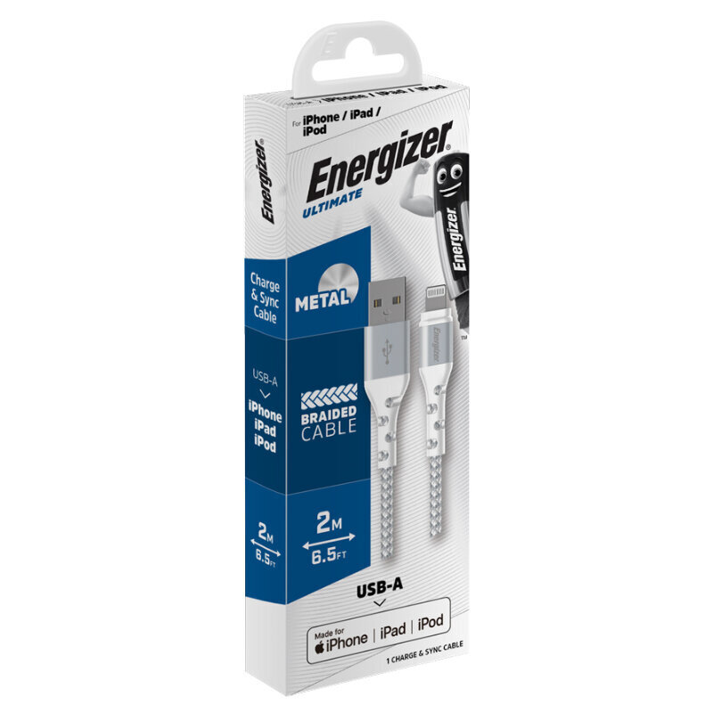 Energizer Ultimate C520LKWH hind ja info | Mobiiltelefonide kaablid | kaup24.ee