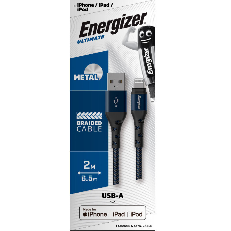 Energizer Ultimate C520LKBL hind ja info | Mobiiltelefonide kaablid | kaup24.ee