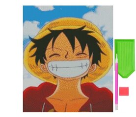 Teemantmosaiik - Luffy One Piece Anime цена и информация | Алмазная мозаика | kaup24.ee