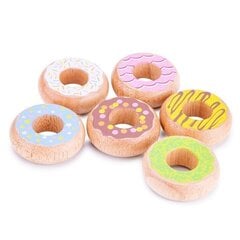 Mängukomplekt Donuts Donuts New Classic Toys 10629, 6 tk hind ja info | Imikute mänguasjad | kaup24.ee