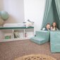 KiddyMoon hoiupink lastele, valge/ kõrbe roosa цена и информация | Laste lauad ja toolid | kaup24.ee