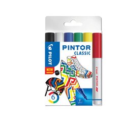 Püsimarker Pilot pintor classic, 4 tk. hind ja info | Kirjutusvahendid | kaup24.ee