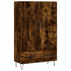 vidaXL kõrge kapp, suitsutatud tamm, 69,5 x 31 x 115 cm, tehispuit цена и информация | Комоды | kaup24.ee