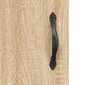 vidaXL kõrge kapp, Sonoma tamm, 69,5 x 31 x 115 cm, tehispuit hind ja info | Kummutid | kaup24.ee