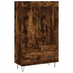 vidaXL kõrge kapp, suitsutatud tamm, 69,5 x 31 x 115 cm, tehispuit цена и информация | Комоды | kaup24.ee