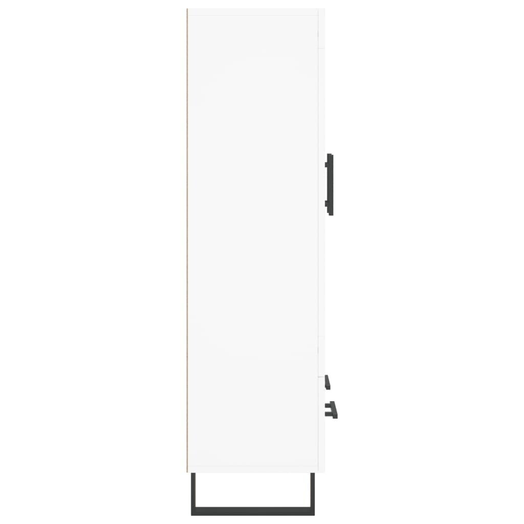 vidaXL kõrge kapp, valge, 69,5 x 31 x 115 cm, tehispuit hind ja info | Kummutid | kaup24.ee
