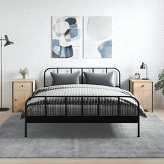 vidaXL öökapid 2 tk, sonoma tamm, 40x42x60 cm, tehispuit цена и информация | Прикроватные тумбочки | kaup24.ee