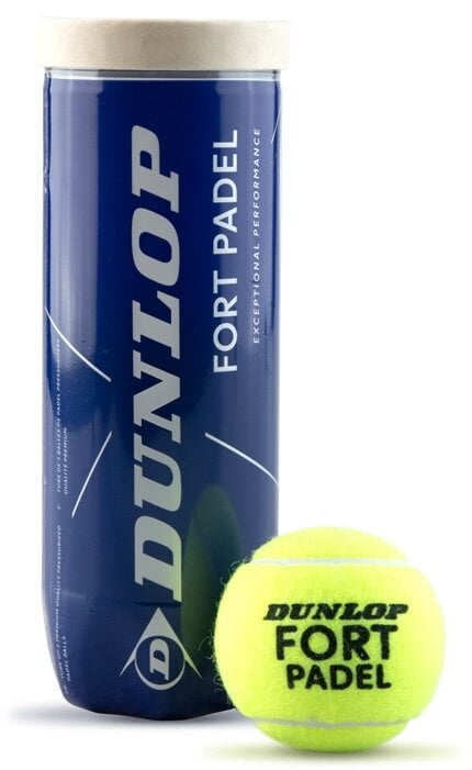 Padelipallid Dunlop Fort Padel Fip, 3 tk. цена и информация | Squash | kaup24.ee
