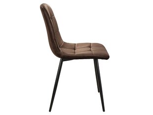 Söögitoolide komplekt Signal Mila D Velvet, 4 tooli, sinine/pruun hind ja info | Söögilaua toolid, köögitoolid | kaup24.ee