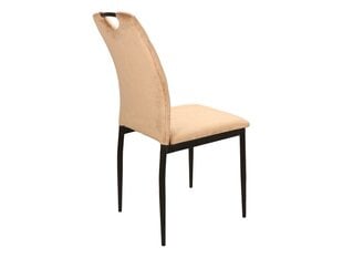 Набор из 4 обеденных стульев Signal Rip Velvet, зеленый/черный цвет цена и информация | Стулья для кухни и столовой | kaup24.ee