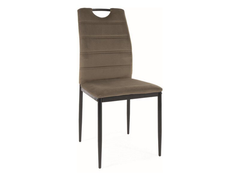 Söögitoolide komplekt Signal Rip Velvet, 4 tooli, roheline/must hind ja info | Söögilaua toolid, köögitoolid | kaup24.ee
