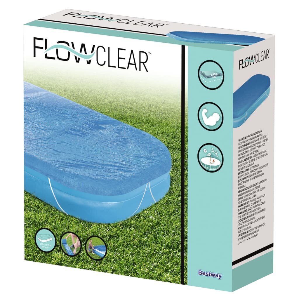 Bestway Flowclear basseinikate 262 x 175 x 51 cm hind ja info | Basseinitehnika | kaup24.ee