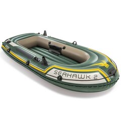 Intex Seahawk 2 Set kummipaat aerude ja pumbaga, 68347NP цена и информация | Лодки и байдарки | kaup24.ee