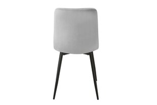 Набор из 4 обеденных стульев Signal Ivo Velvet, зеленый/черный цвет цена и информация | Стулья для кухни и столовой | kaup24.ee
