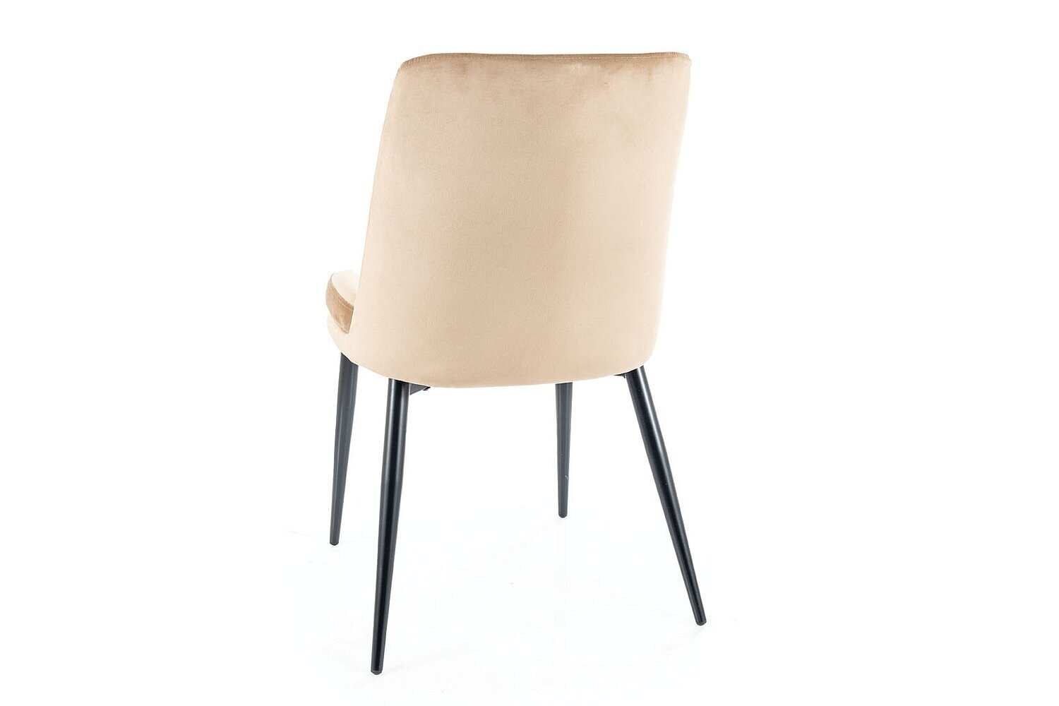 Söögitoolide komplekt Signal Kayla Velvet, 4 tooli, oranž/must цена и информация | Söögilaua toolid, köögitoolid | kaup24.ee
