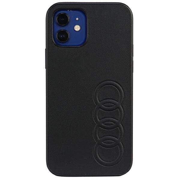 Audi Synthetic Leather iPhone 11 Pro 5.8" black hardcase AU-TPUPCIP11-TT|D1-BK, must hind ja info | Telefoni kaaned, ümbrised | kaup24.ee