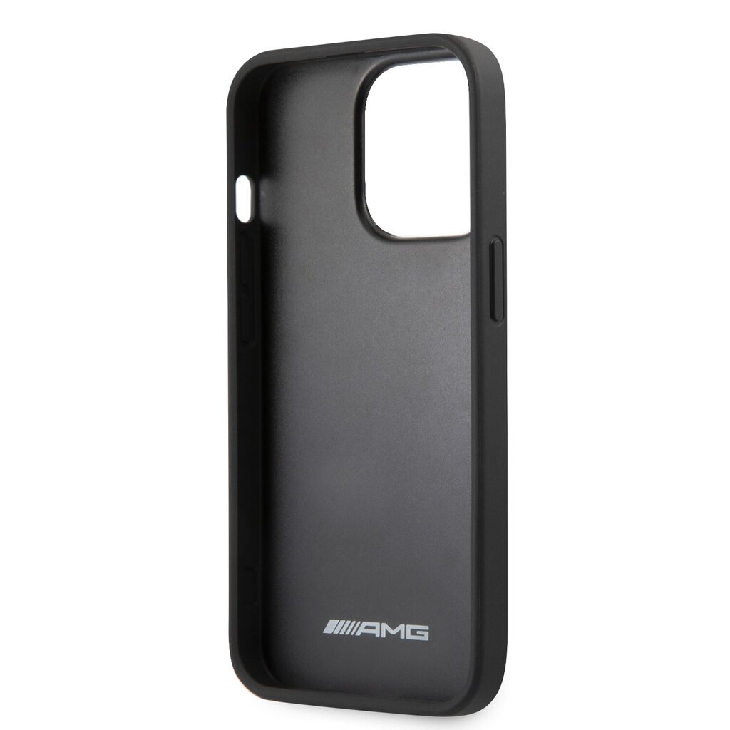 AMG Leather Debossed Lines Case for iPhone 14 Pro Max цена | kaup24.ee