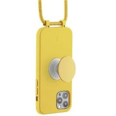 Etui JE PopGrip iPhone 12|12 Pro 6,1" żółty|rabbit`s paw 30089 (Just Elegance) цена и информация | Чехлы для телефонов | kaup24.ee