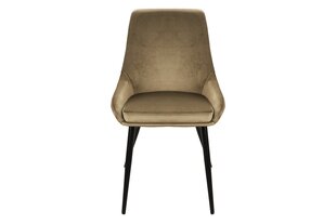 Набор из 4-х обеденных стульев Signal Cobe Velvet, зеленый/черный цвет цена и информация | Стулья для кухни и столовой | kaup24.ee