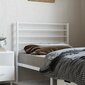 vidaXL metallist voodipeats, valge, 100 cm hind ja info | Voodid | kaup24.ee