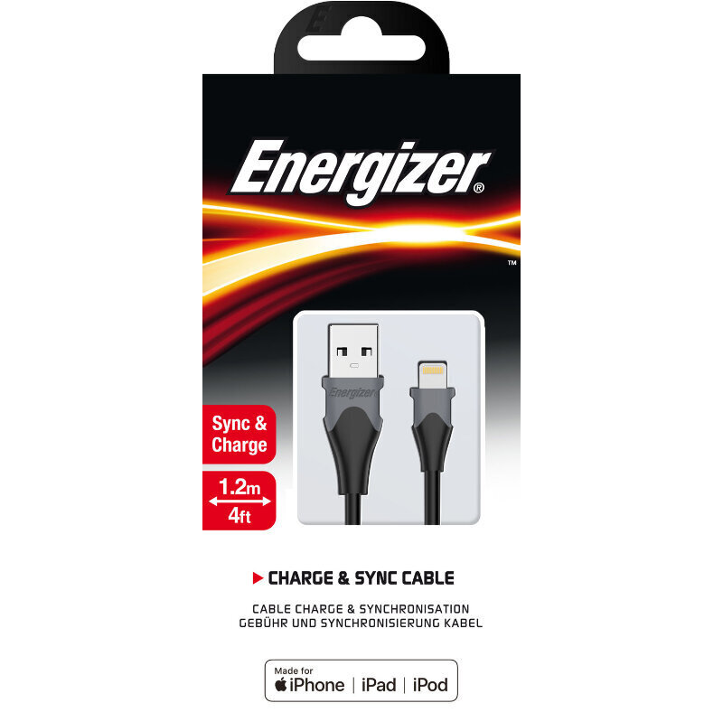 Energizer Classic C61LIGBK4 hind ja info | Mobiiltelefonide kaablid | kaup24.ee