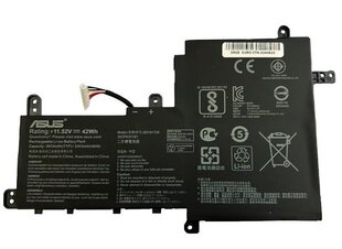 Аккумулятор для ноутбука ASUS B31N1729, 3653mAh, Original цена и информация | Аккумуляторы для ноутбуков | kaup24.ee