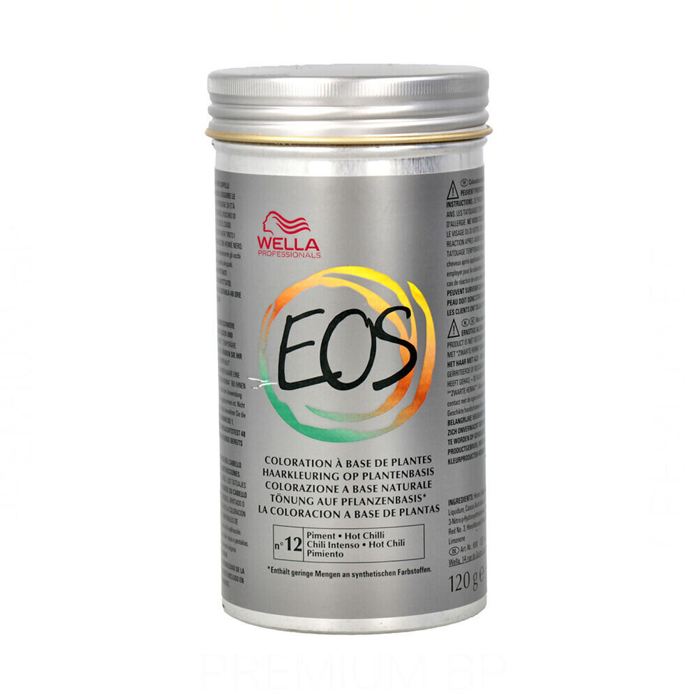 Poolpüsiv värv Wella EOS Hot Chilli Punane 120 g hind ja info | Juuksevärvid | kaup24.ee