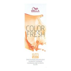 Poolpüsiv Toon Color Fresh Wella Nº 8/03 (75 ml) hind ja info | Juuksevärvid | kaup24.ee