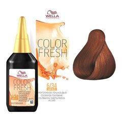Краска полуперманентная Color Fresh Wella 6/34, 75 мл цена и информация | Краска для волос | kaup24.ee