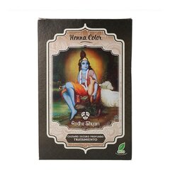 Poolpüsiv värv Radhe Shyam Tume kastan Henna Pulber (100 g) цена и информация | Краска для волос | kaup24.ee