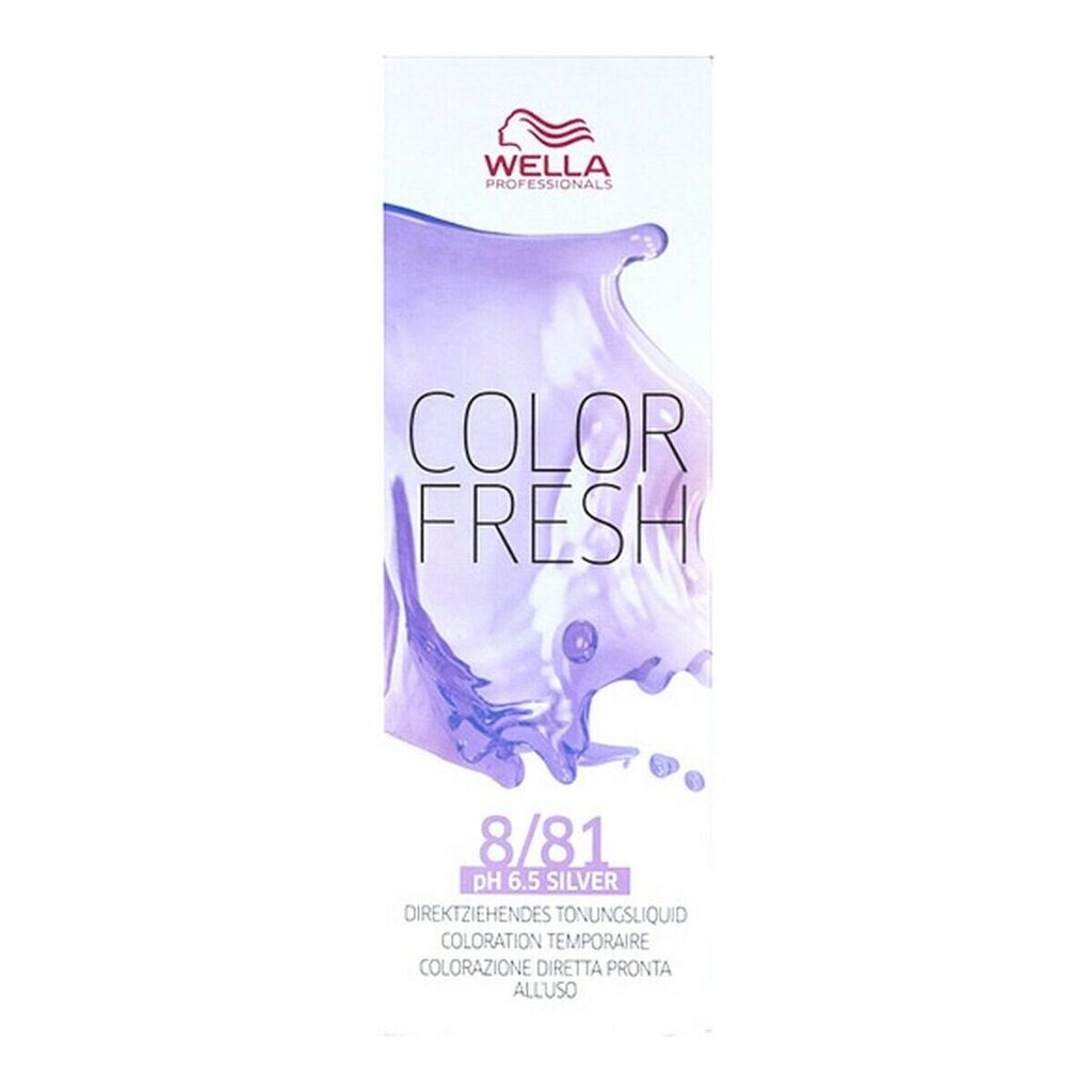 Poolpüsiv värv Color Fresh Wella 8/81 (75 ml) цена и информация | Juuksevärvid | kaup24.ee