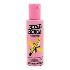 Poolpüsiv värv Canary Yellow Crazy Color Nº 49 (100 ml) hind ja info | Juuksevärvid | kaup24.ee